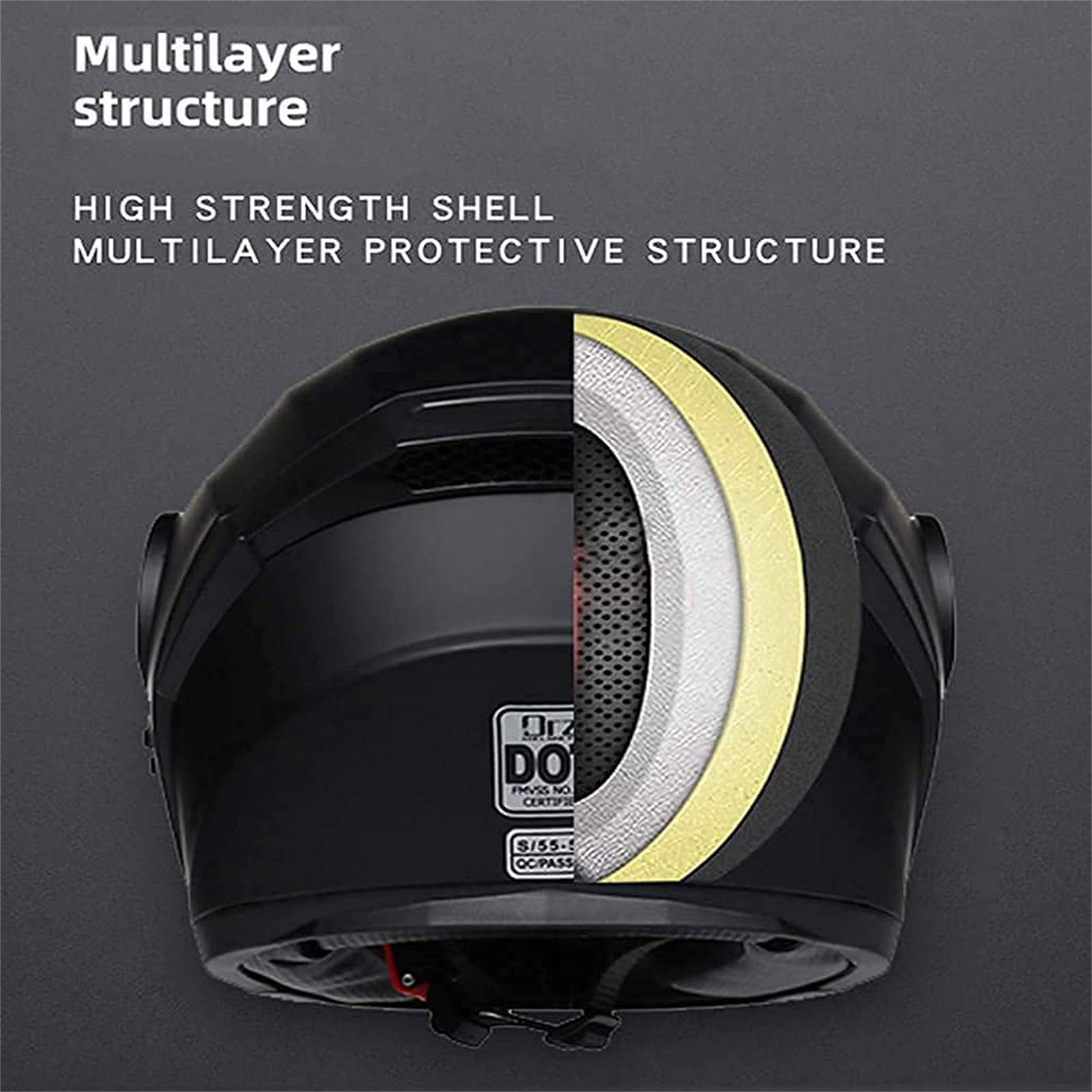 Bluetooth Flip Up Motocykl Kask Modułowy Zintegrowany Kask Motocyklowy ECE Certyfikowany Z Podwójnym Osłona Kaski Dla Dorosłych Kobiet I Mężczyzn Wygodne Motocykl Kask Dla Voice Dial Zestaw