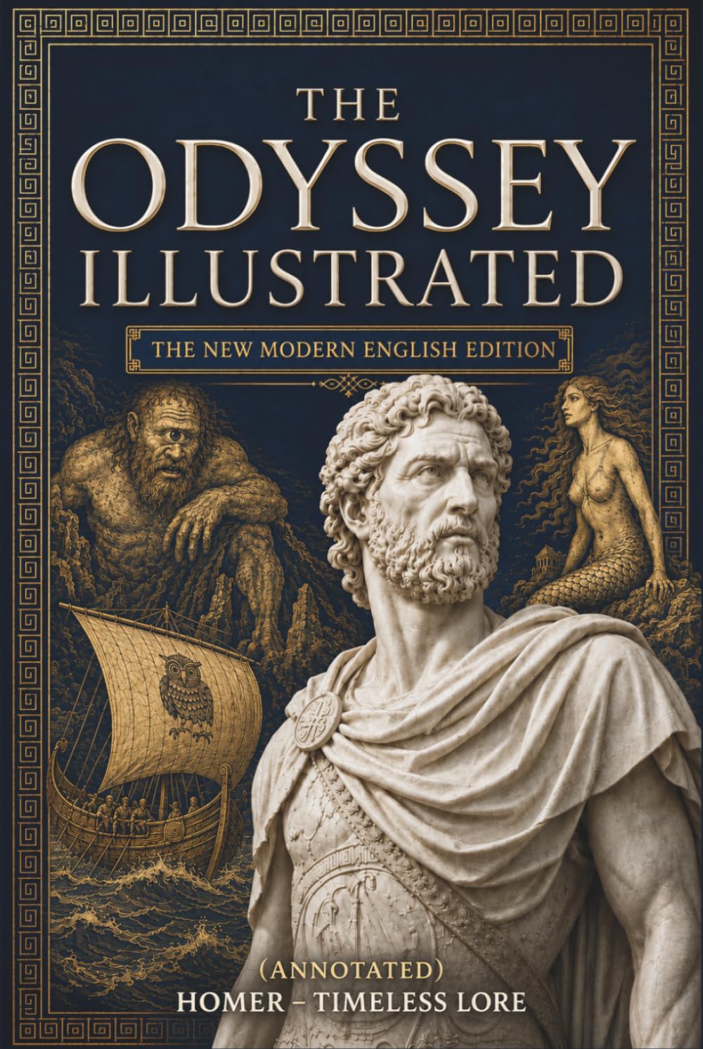 The Odyssey Homer ILLUSTRATED: The New Modern English Edition (Annotated) - Timeless Lore