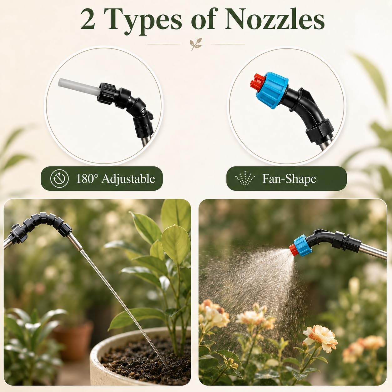 High Reach Plant Waterer for Indoor Plants, Electric Hanging Plant Waterer with 25.6"–35.4" Telescoping Watering Wand, 2000mAh Rechargeable Indoor Plant Watering Device with 6.8 ft Hose & Spray Nozzle