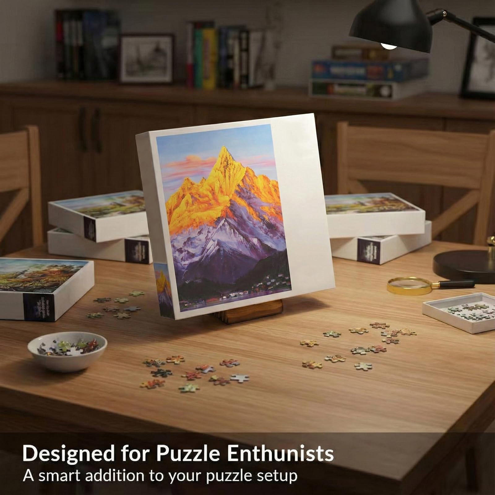 Amazon.com: nongcunren Jigsaw Puzzle Box Lid Stand,Puzzle Lid