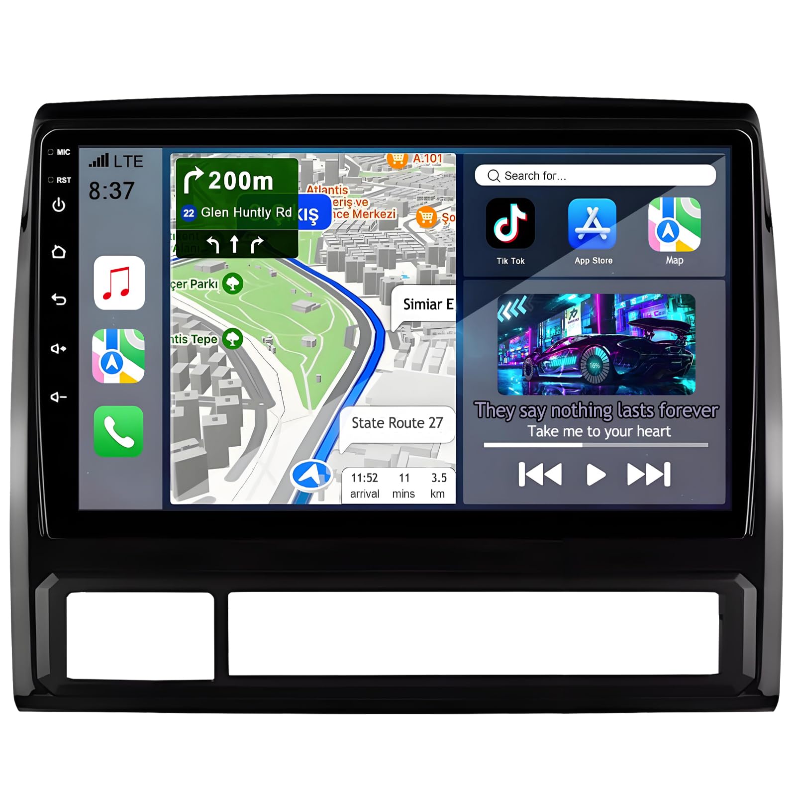 Photo 1 of for Toyota Tacoma Radio Upgrade 2005-2015: Android 14 Car Stereo with Wireless CarPlay Android Auto - 9 Inch Touchscreen Head Unit with Bluetooth GPS Navigation 2+32G