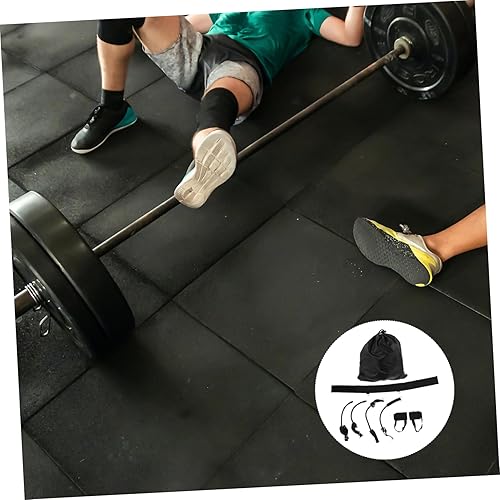 Miniatura 7 de Kisangel 1 Set elastic band Fitness Ankle Straps with yoga straps bandas elasticas fitness de resistencia stretch strap workout belt Elastic