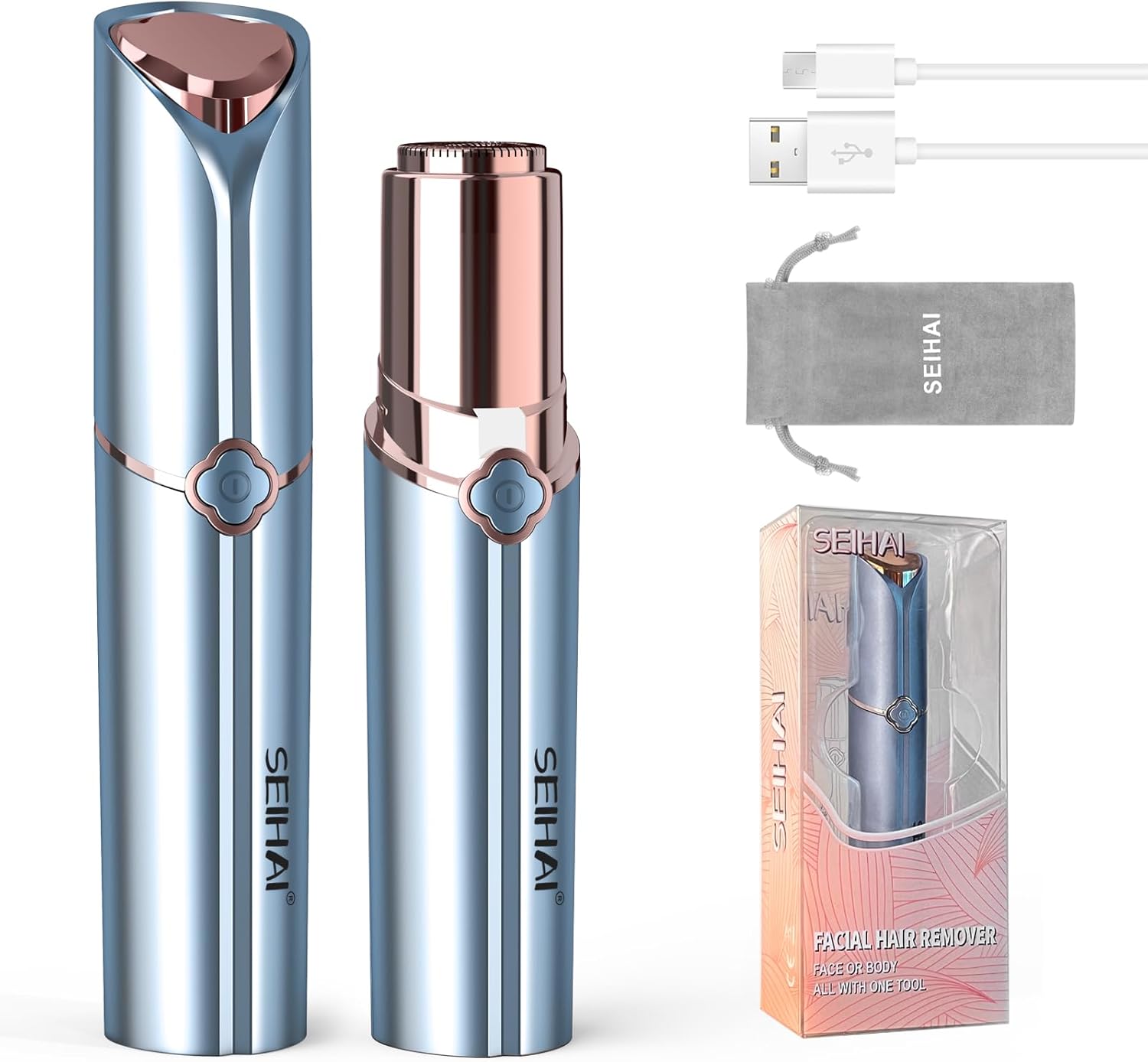 Facial Hair Removal for Women, SEIHAI Hair Removal Device, Face Razors for Women, Personal Care Products/Facial Hair Remover for Face, Lip, Chin Facial Hair Removal for Women, SEIHAI Hair Removal Device, Face Razors for Women, Personal Care Products/Facial Hair Remover for Face, Lip, Chin