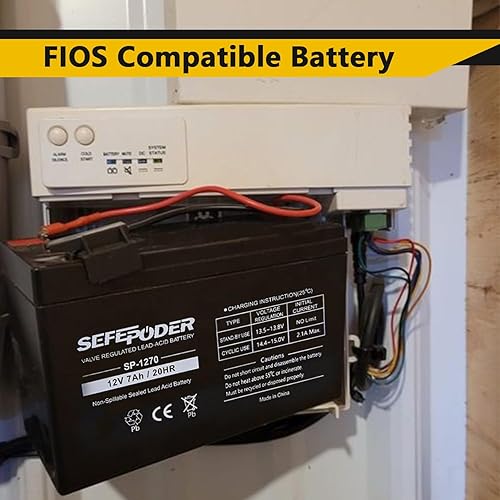 Miniatura 5 de Paquete de 2 baterías de plomo ácido selladas recargables de 12 voltios 7ah (terminales F1)