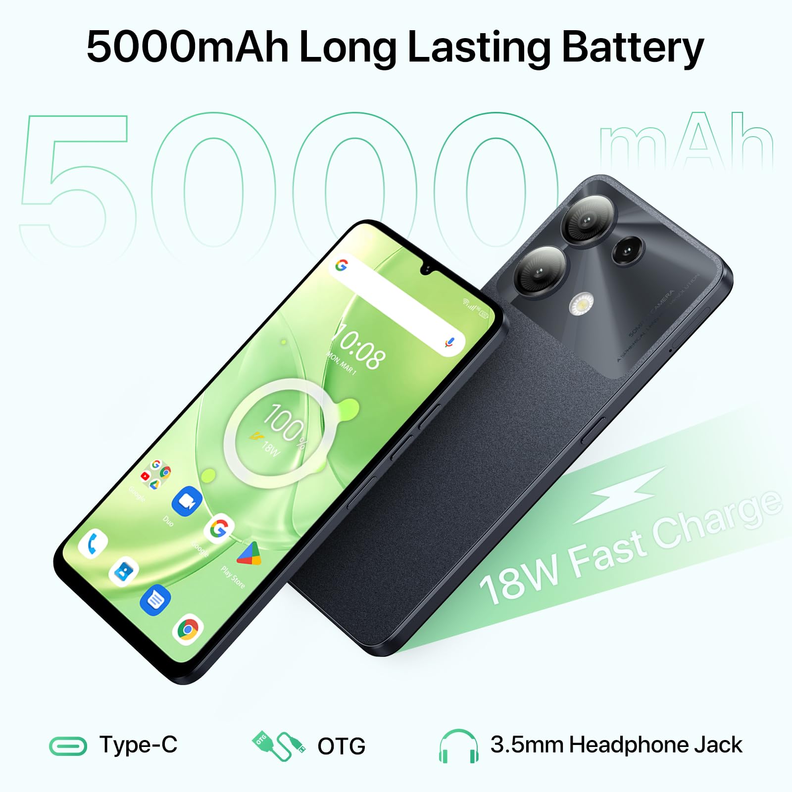 Amazon.com: UMIDIGI G9 5G Teléfonos Desbloqueados, 12(6+6) GB +