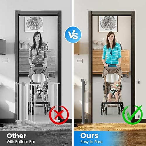 Miniatura 3 de Puerta retráctil de seguridad para bebés o puerta de malla para perros, puerta retráctil de malla portátil duradera, fácil de usar para escaleras,