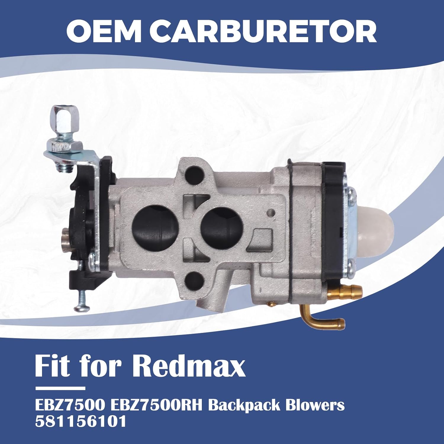 Carburetor Fit for Redmax EBZ7500 EBZ7500RH Backpack Blowers 581156101