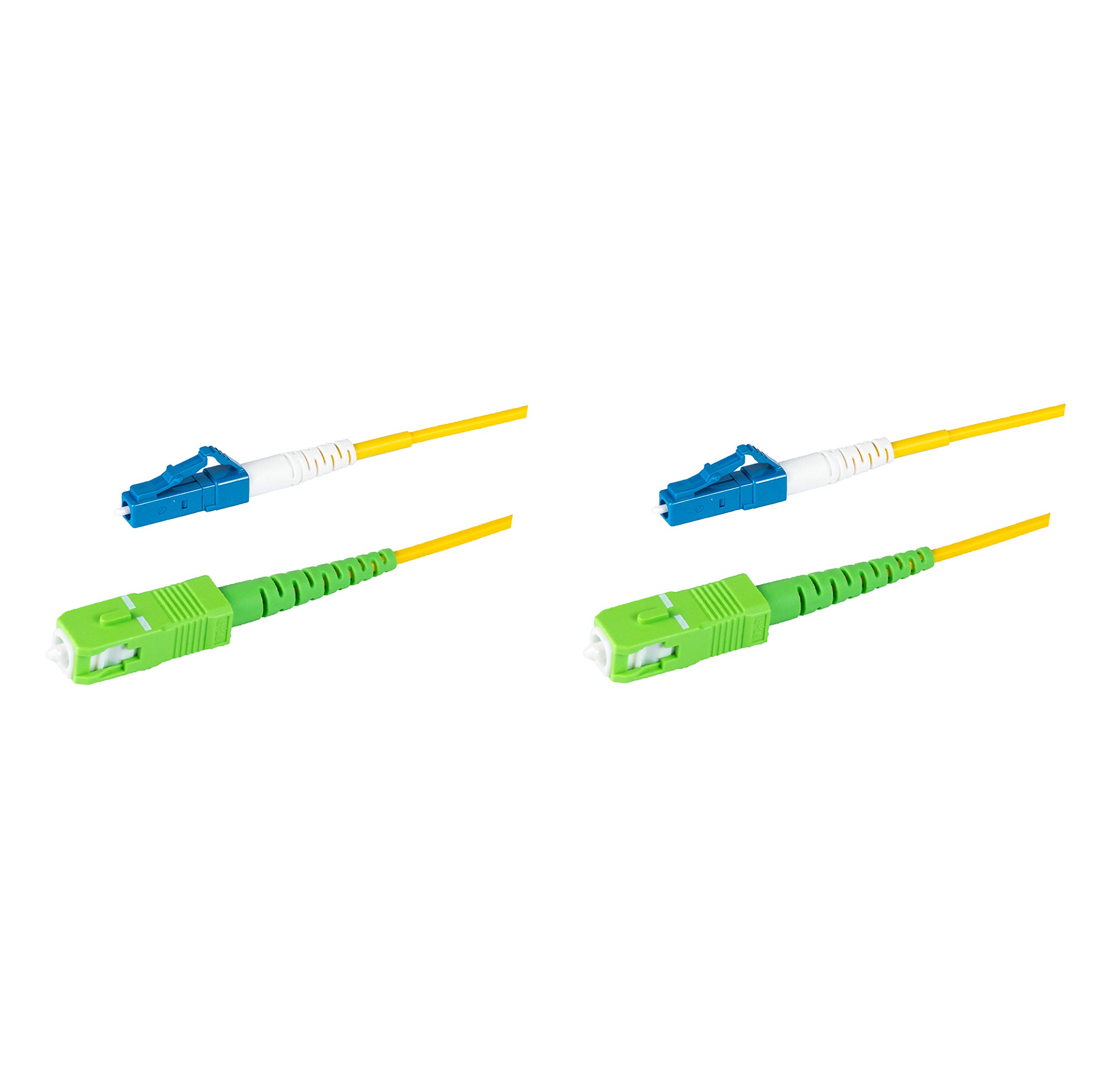 SpeedyFiberTX – 2-Pack 1 Meter SC/APC to LC/UPC Slim Simplex Riser OFNR Fiber Patch Cable, Corning SMF-28 Singlemode 9/125um Ultra Fiber, OS1/OS2 Compatible (1 Meter / 3.28 Feet - 2 Pack)-image-48