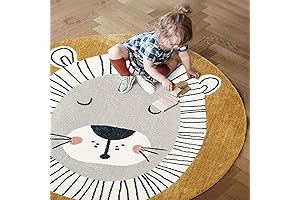 Poowe Kids Lion Carpet - A Rug-ged Playtime Adventure