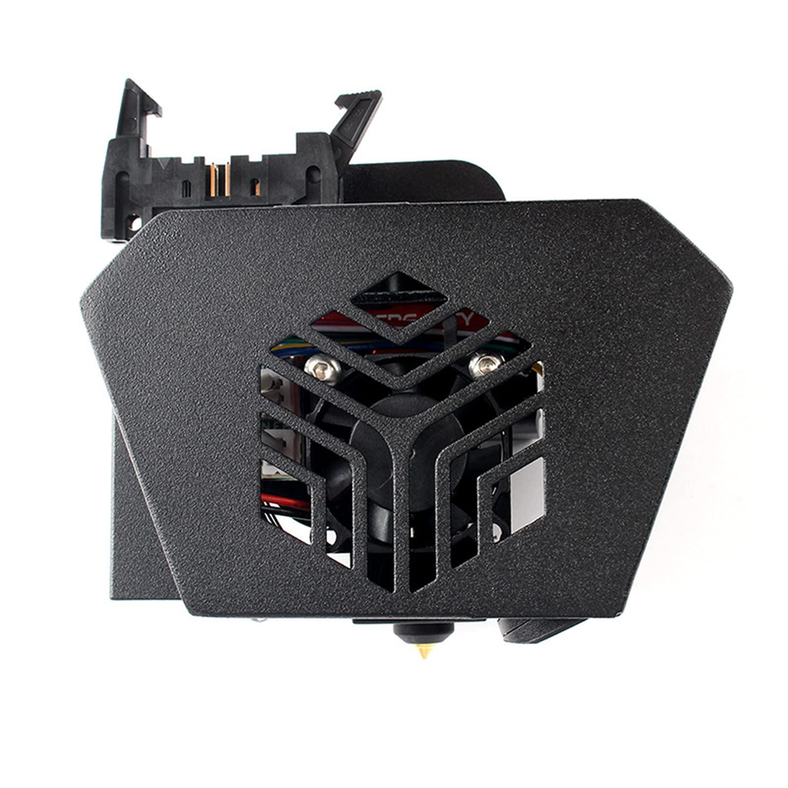 Druckerteile Zusammengebautes Full Extruded Hotend Kit für CR-6 SE Drucker Extruder Düsenkit Starre 3D Drucker Düsenzubehör Ersatzteile (Farbe : Schwarz) (Color : Black)