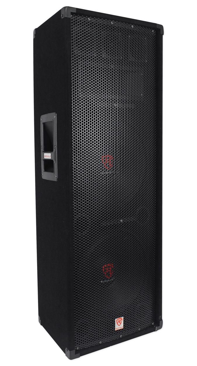Rockville RSG12.2 Dual 12" 3-Way 4-Ohm Passive DJ/Pro Audio PA Speaker