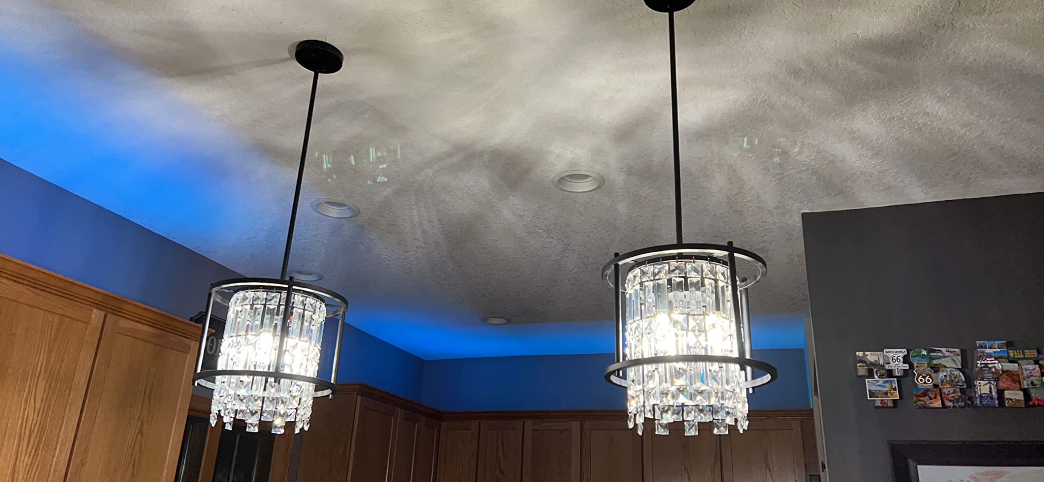 16/mo Finance LMQNINE Dining Room Light Fixture Semi Flush Mount