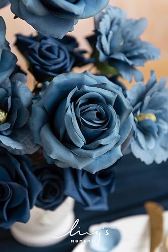 Miniatura 174 de Ling's moment - Juego de flores artificiales para manualidades, ramos de boda, centros de mesa, arreglos de novia, fiestas y decoración del hogar