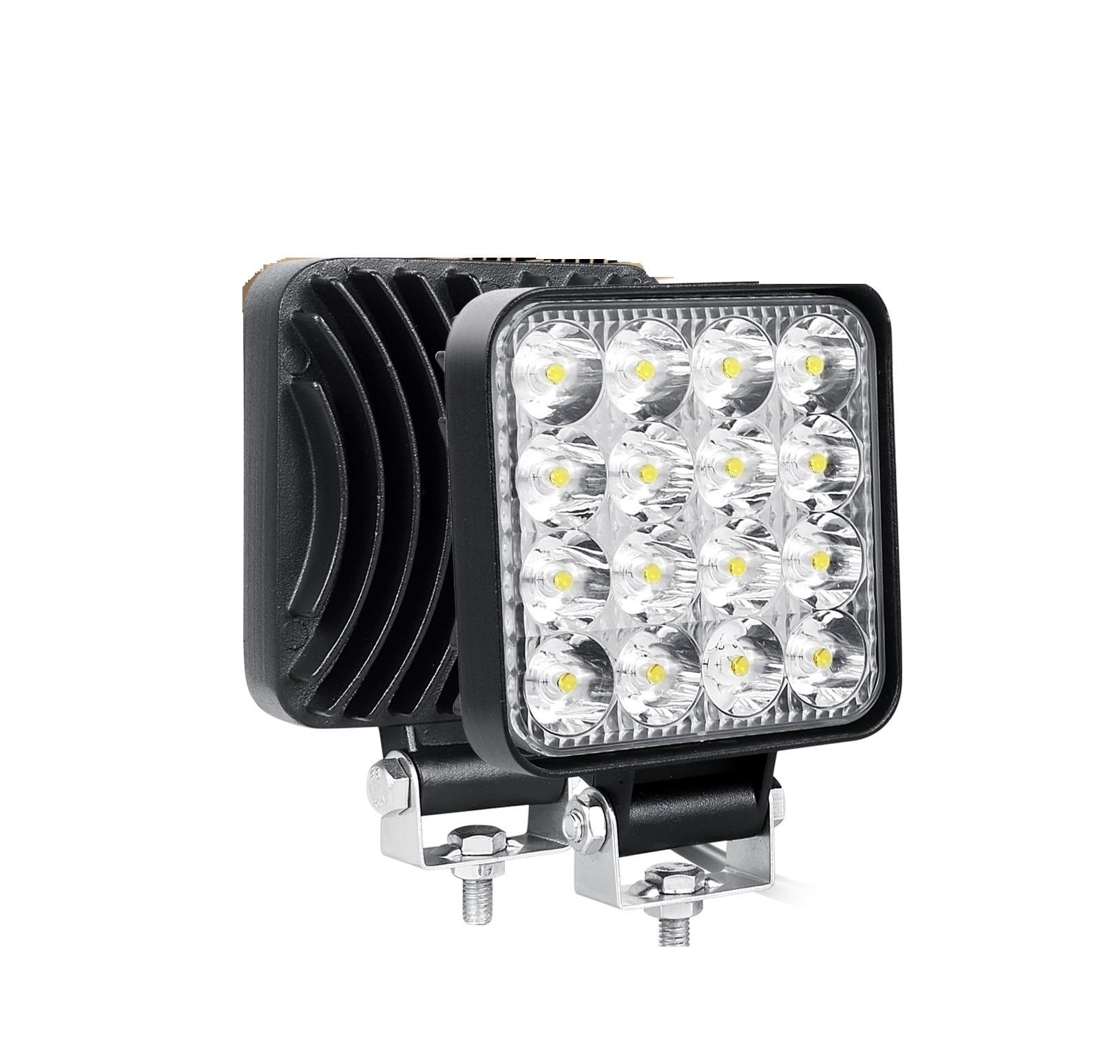 3.3in Mini Offroad LED Bar 12V 24V Square LED Work Lights(20Pcs spot Beam)