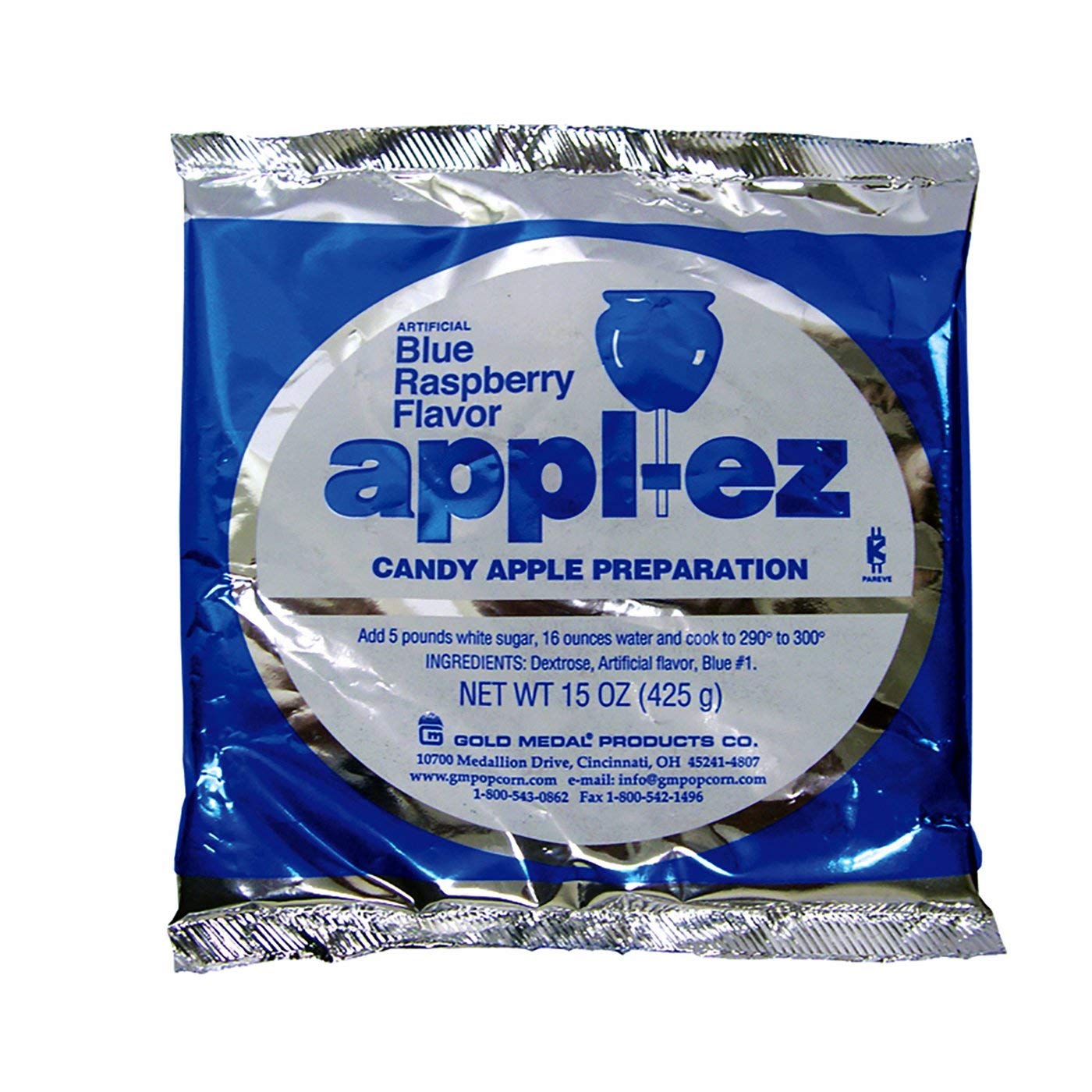 Appl-EZ Candy Apple Mix, 15-oz. Blue Raspberry (15/CS)