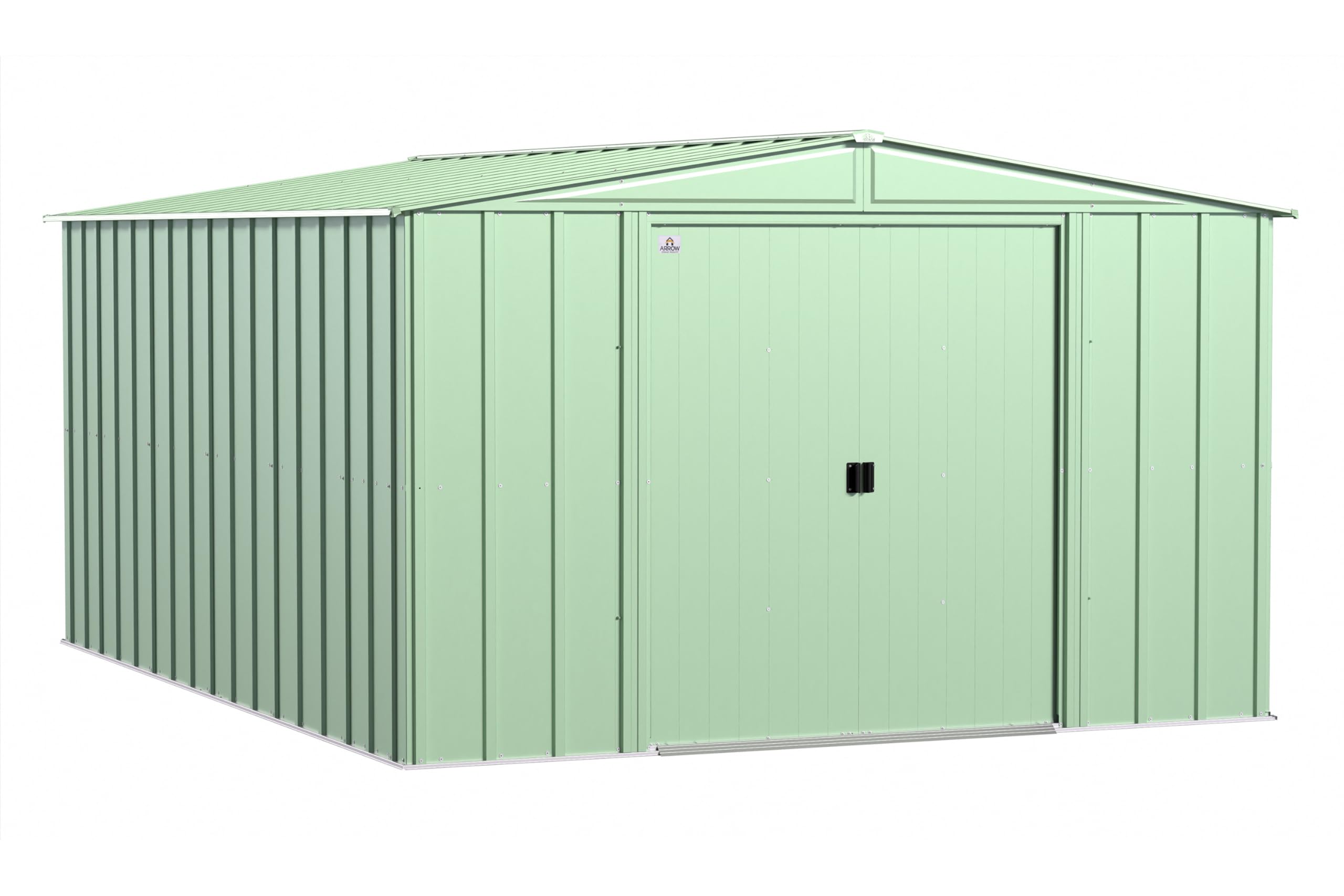 Arrow Sheds 10' x 14' Outdoor Steel Storage Shed, Green
