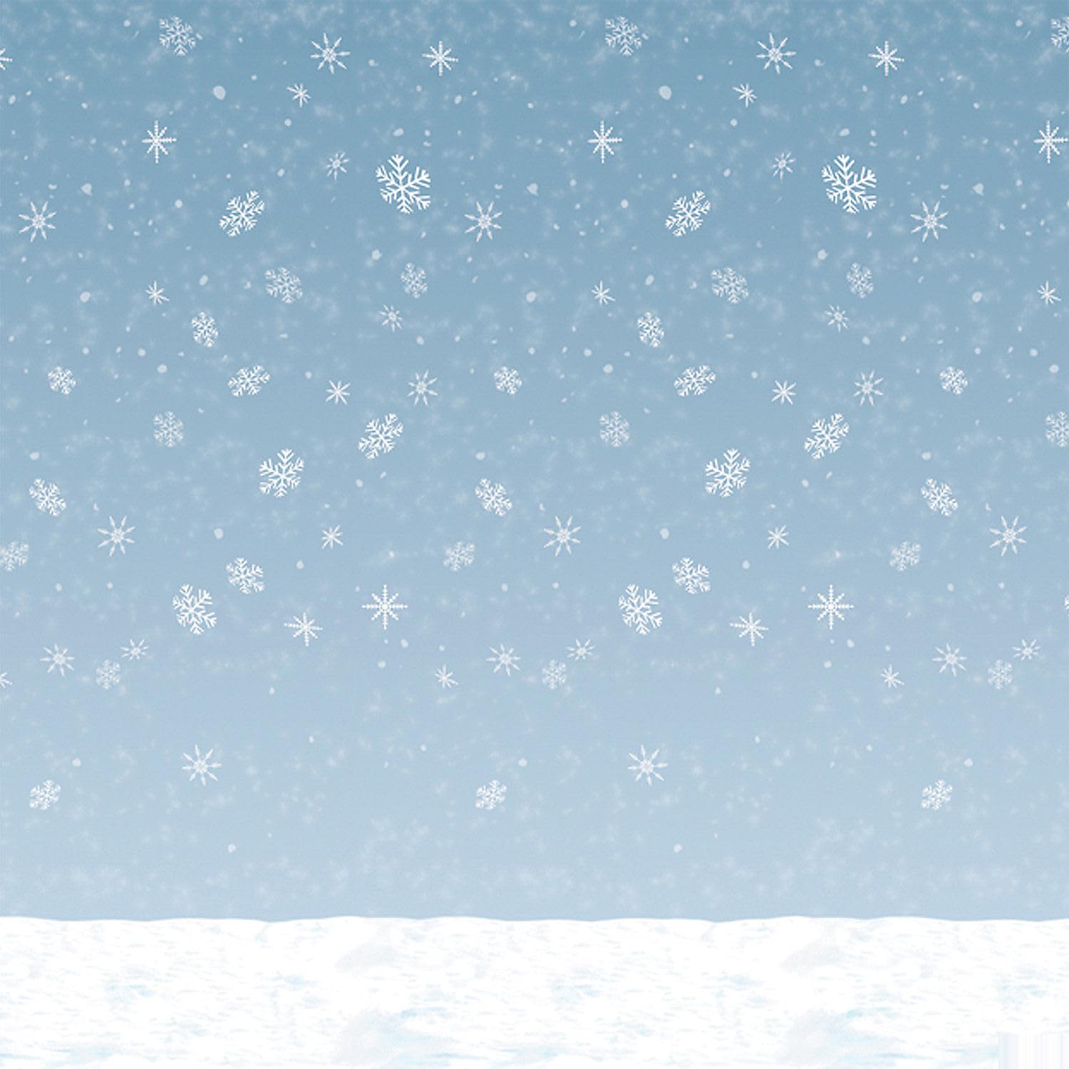 Beistle Winter Sky Wall Backdrop, 4’ x 30’