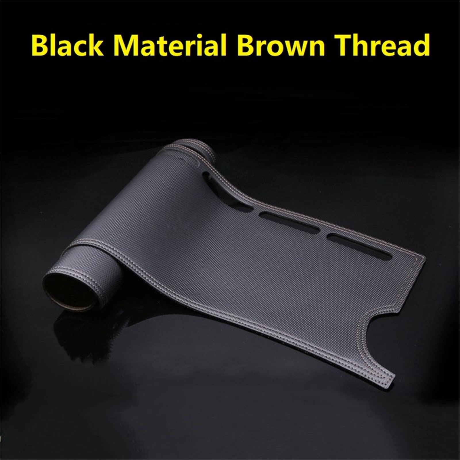 Couverture Intégrale Bouclier Tapis De Protection Antidérapant Pour Tableau Bord Voiture En Cuir Et Fibre De Carbone Pare-soleil Pour Mazda CX-30 CX30(Black Brown,With hud)