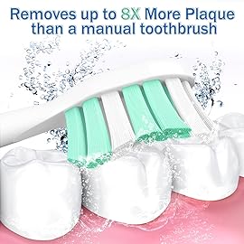 Aoremon Toothbrush Replacement Heads for Philips Sonicare Replacement Heads - Standard Toothbrush Head Compatible with Most Phillips Sonicare Click-on Electric Toothbrushes