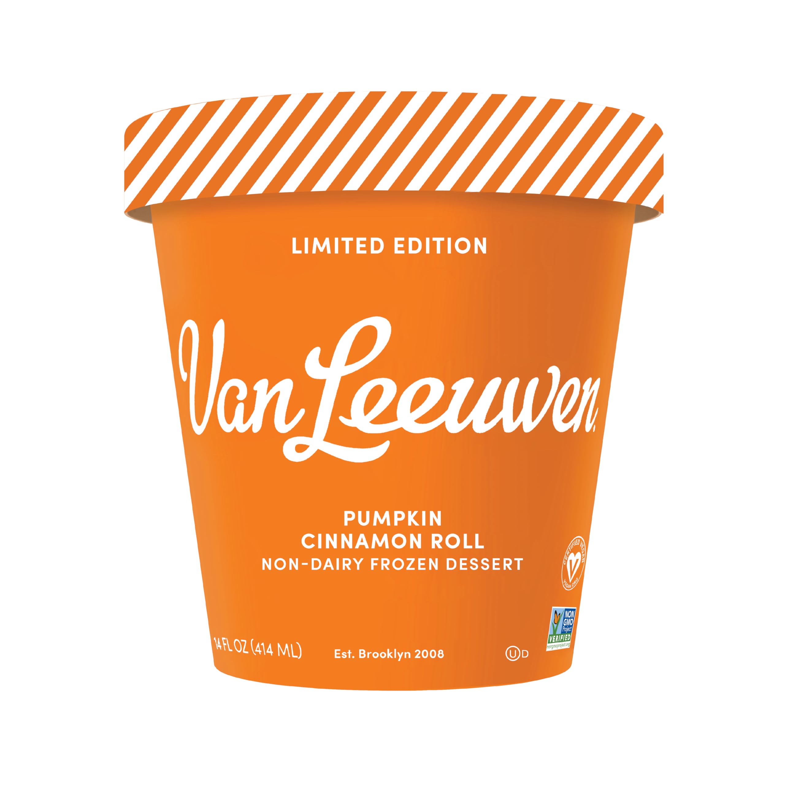 Van Leeuwen Vegan Pumpkin Cinnamon Roll Non-Dairy Frozen Dessert