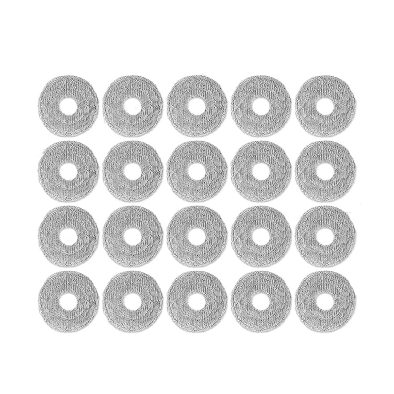 Xqscvqwfa Robot Vacuum Cleaner Accessories Compatible for Dreame L10s Ultra Gen2 / L30s Ultra Main Side Brush Mop Cloth Hepa Filter Dust Bag Spare Parts(20 Mop Cloths)