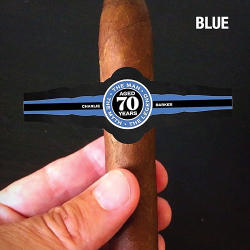 Miniatura 5 de Juego de 16 etiquetas personalizadas para cigarros de cumpleaños, The Man, The Myth, The Legend