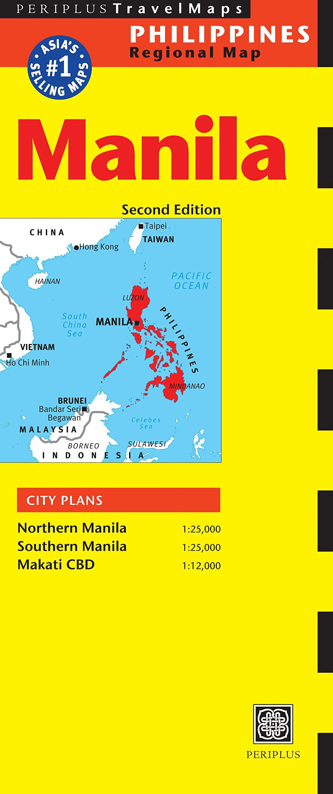 Manila Travel Map Second Edition (Philippines Regional Map) Map – Folded Map, August 15, 2008