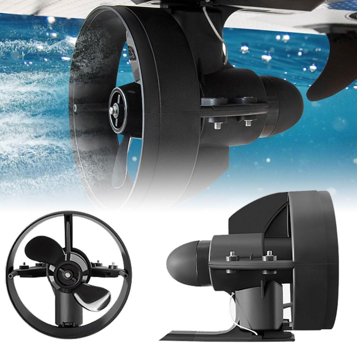 Tabla De Surf Con Aleta Motorizada Eléctrica, Tabla De Surf Todo En Uno De 12 V, Propulsor Subacuático, 288 WH, Velocidad Máxima De 5 Km/h, Kit De Tabla De Surf Con Motor a Chorro Para Kayak, Pesca