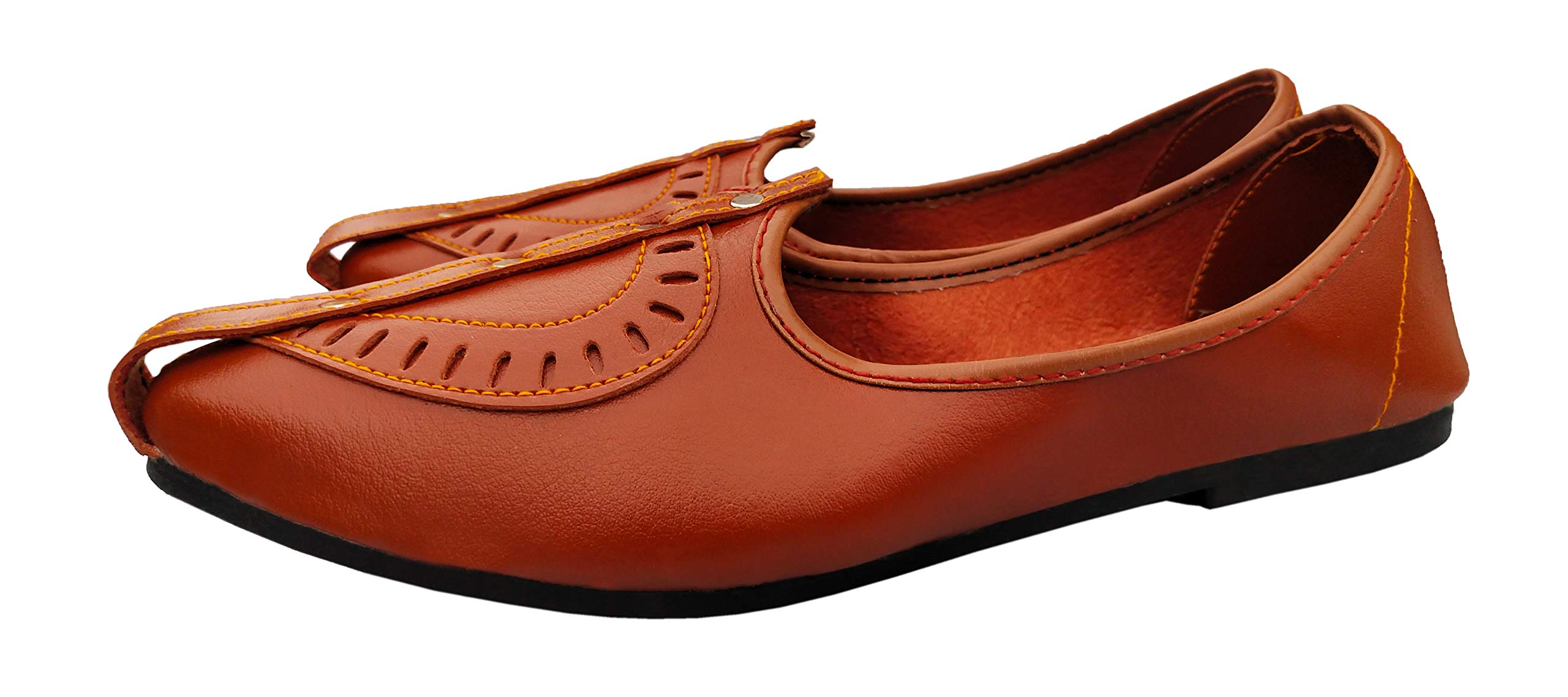 AXOLOTL Laser Cut Style Men Ethnic Jutis/Mojaris (Numeric_5) Tan (B08Y613V9B) Amazon Price History, Amazon Price Tracker