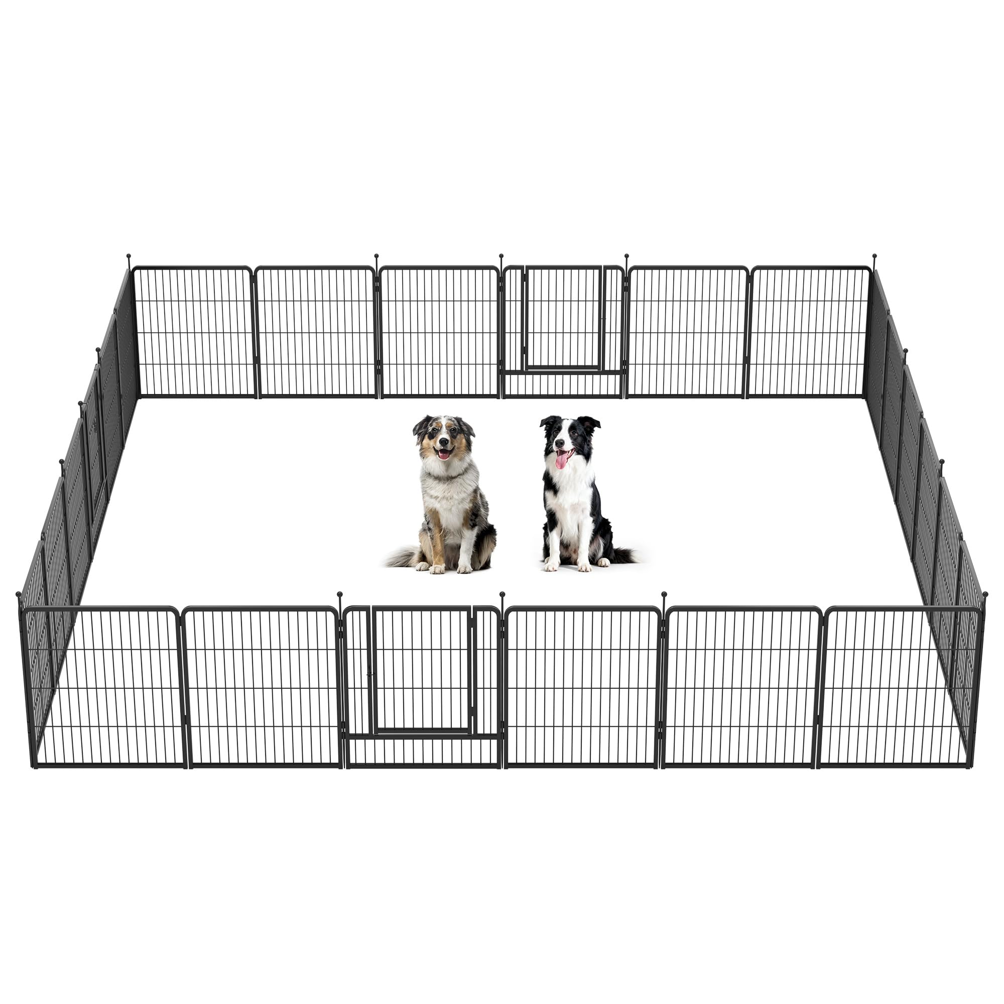 FXW Instant Dog Playpen, RV Camping, Outdoor &amp; Yard, 32" H, 24 Panels
