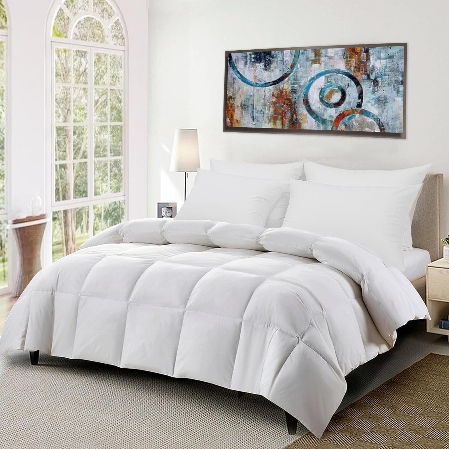 The Best Pillows for Stomach Sleepers (2026) 4 Gooeb Flat Ultra Thin Bed Pillows Standard Size Pillow Set of 2 Extra Soft Down — product photo