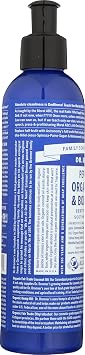 Dr. Bronner's & All-One Organic Lotion for Hands & Body, Peppermint, 8-Ounce Pump Bottle