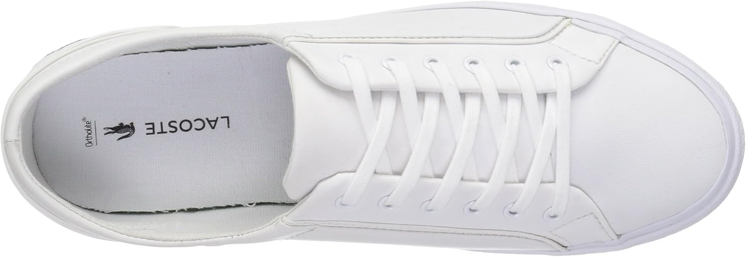 Lacoste Women's Lancelle Chelsea 416 1 Spw Fashion Sneaker 8.5 White Leather
