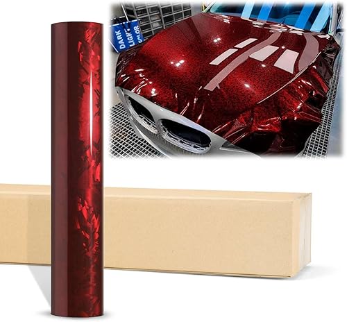 2 piezas de 4 x 8 pulgadas (3.9 in x 7.9 in) de muestra de fibra de carbono forjada cortada de 24 quilates con textura brillante rojo oscuro,