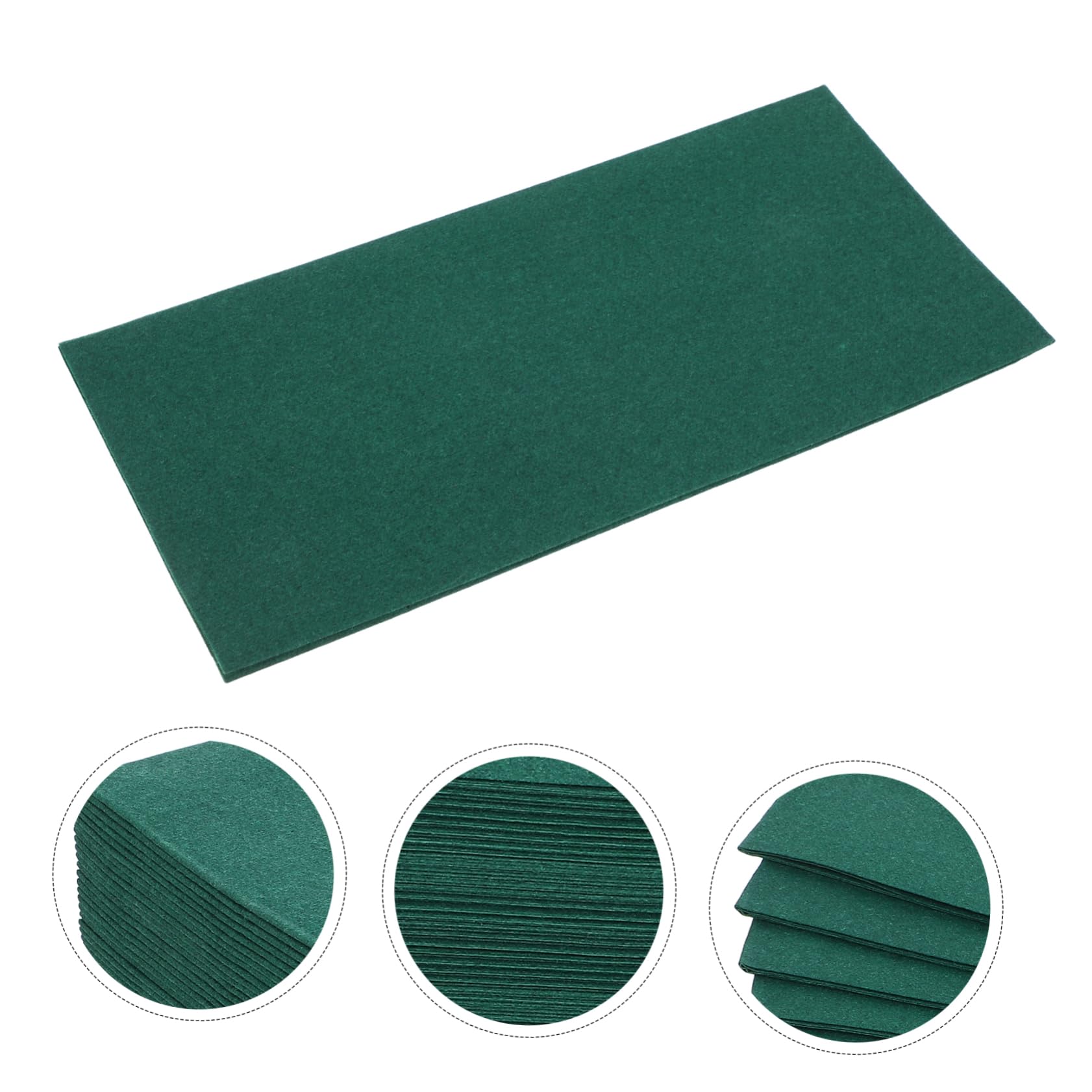 GLEAVI 200piezas Servilletas Desechables Verdes Para Graduaciones y Acción De Elegantes y Absorbentes