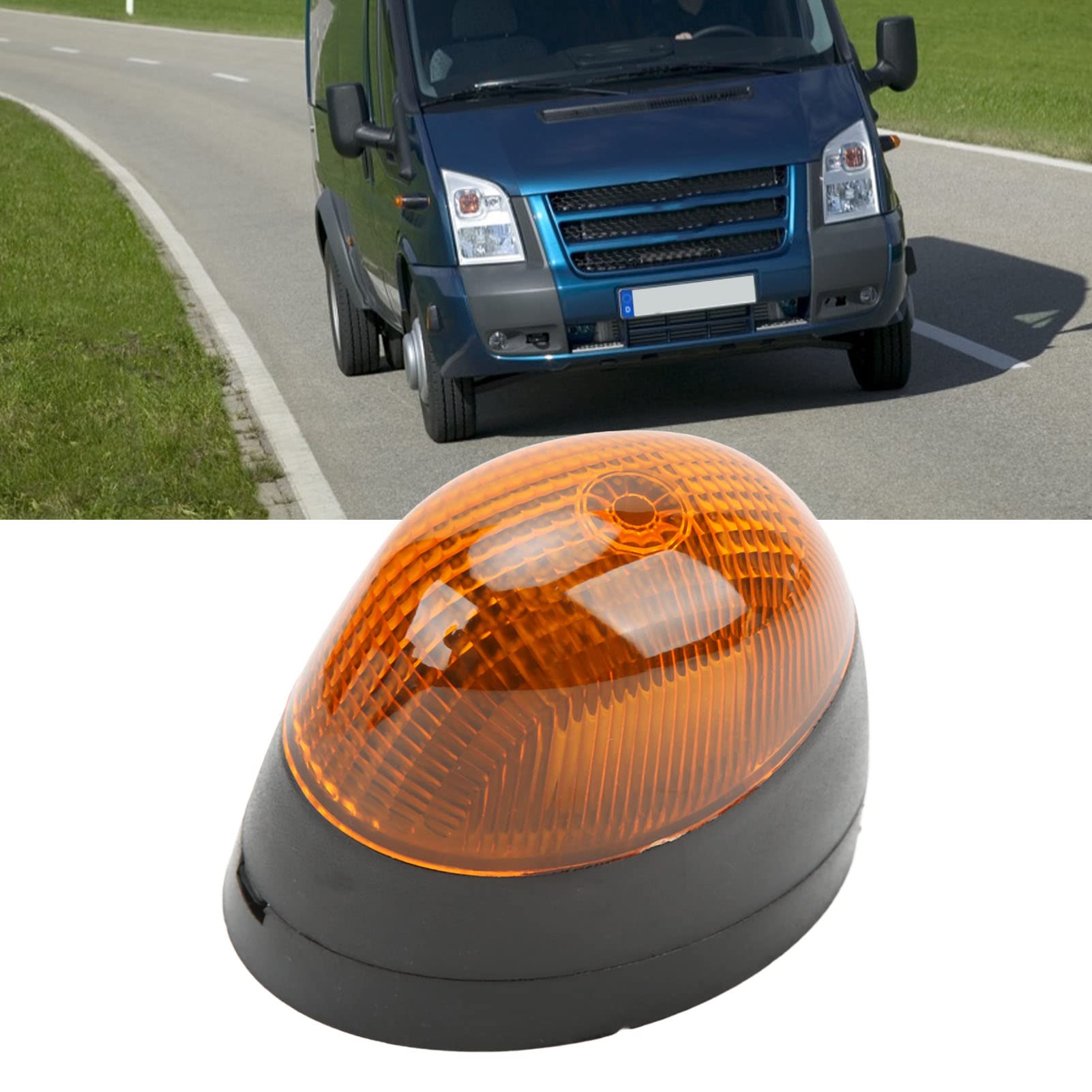 Qiilu Indicatore Luminoso di Posizione, Luci di Posizione a Destra 1202148 Indicatore Luminoso Laterale per TRANSIT MK6 MK7 2000-2014