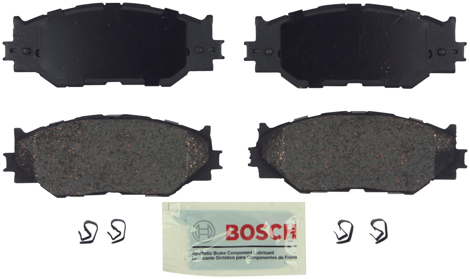 Bosch BE1324H Blue Disc Brake Pad Set with Hardware - FRONT — view 218