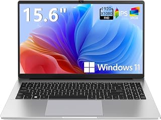 PADIX 15.6 Inch Laptop, Intel Celeron N4020, 4GB RAM, 128GB Storage, Windows 11