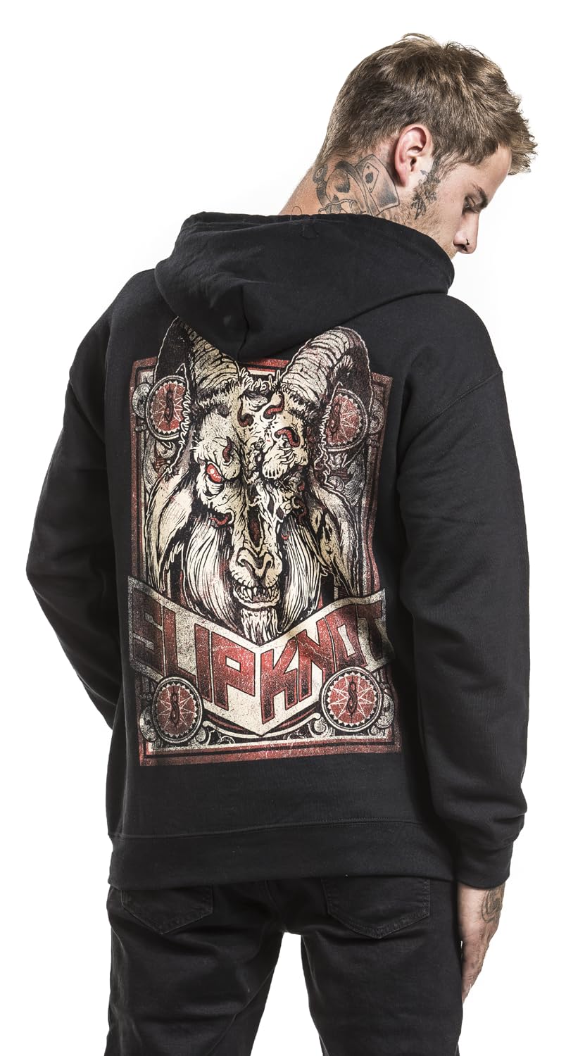 Slipknot Furious Goat Männer Kapuzenjacke schwarz Band-Merch, Bands, Horror