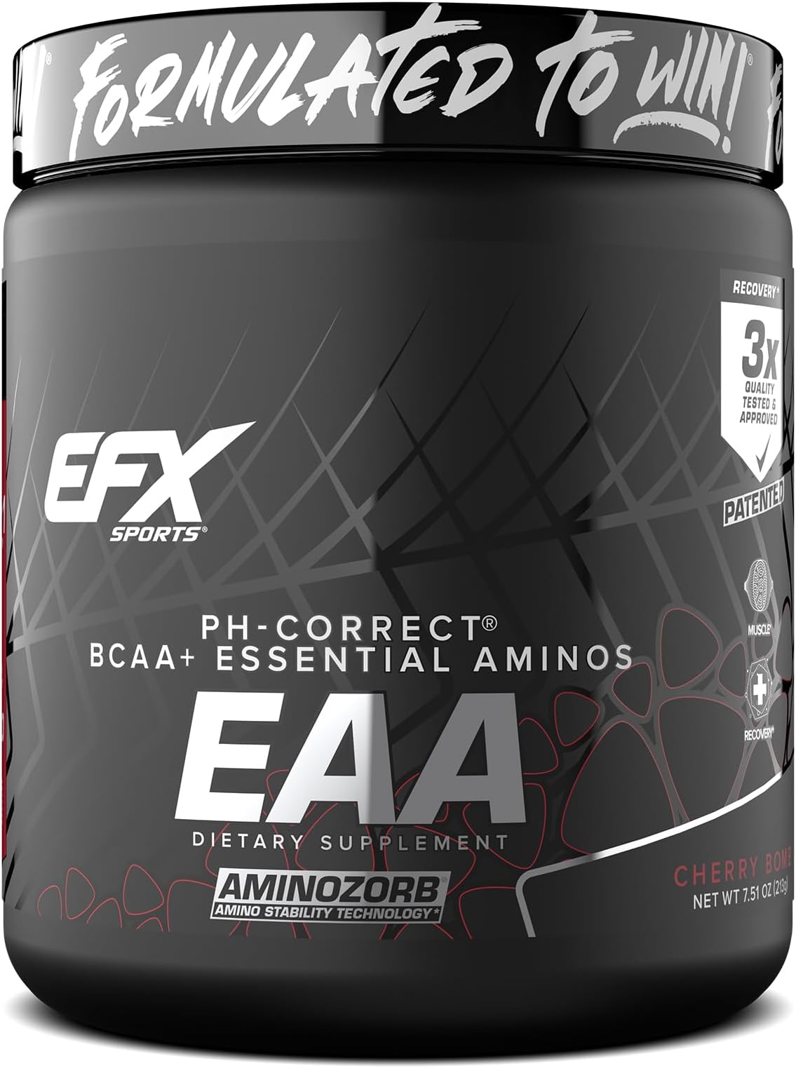 Training Ground EAA | Essential Amino Acids Supplement | Energy & Protein Synthesis | Pre, Intra, or Post Workout | 30 Servings (Cherry Bomb)