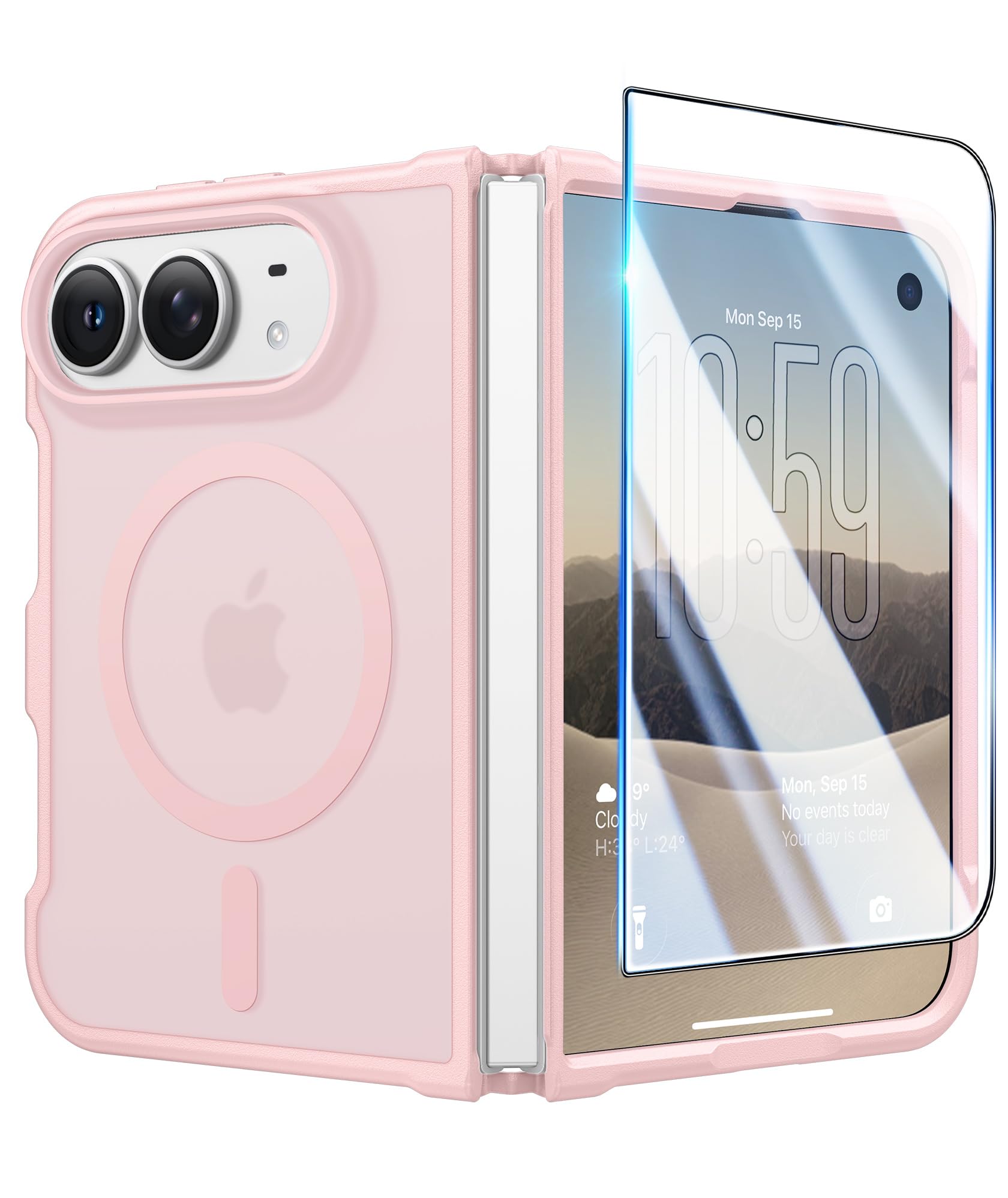 FNTCASE for iPhone Duo Case Matte Compatible with Magsafe
