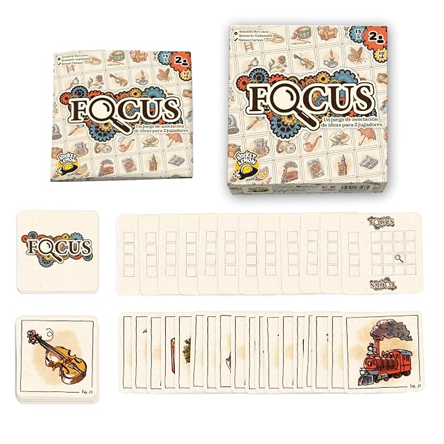 Foto 3 de 5 de Rocket Lemon Focus - Juego de Cartas - Juego de Mesa - Investigación