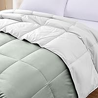 Vista 5 de Modern Threads Edredón reversible de plumón alternativo de microfibra blanco/gris Queen