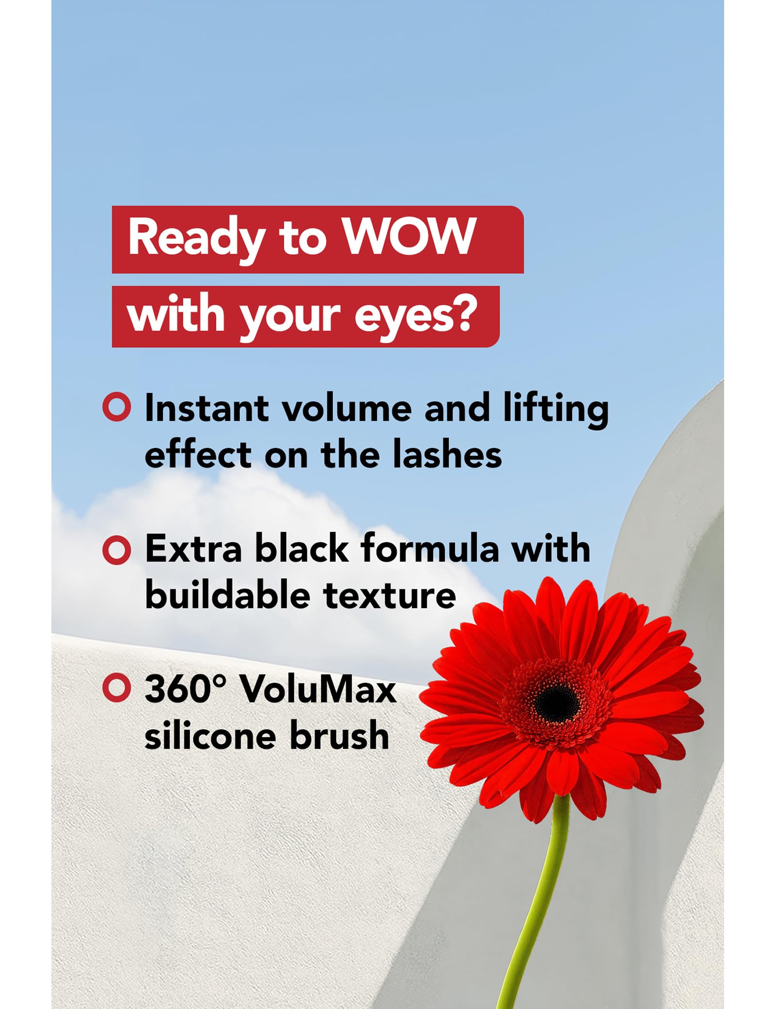 Volume Up Mascara Yoğun Hacim ve Lifting Etkili Kat Kat Uygulanabilir Maskara
