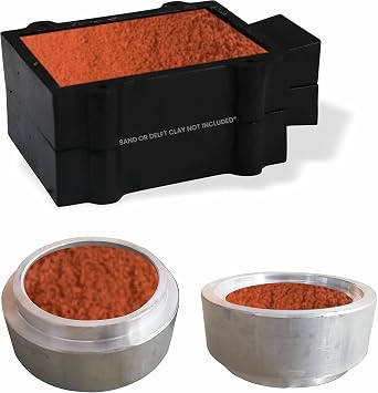 Simond Store Cast Iron 2 Part & Aluminium 2 Part Mold Delft Clay Petrobond Sand Casting Kit