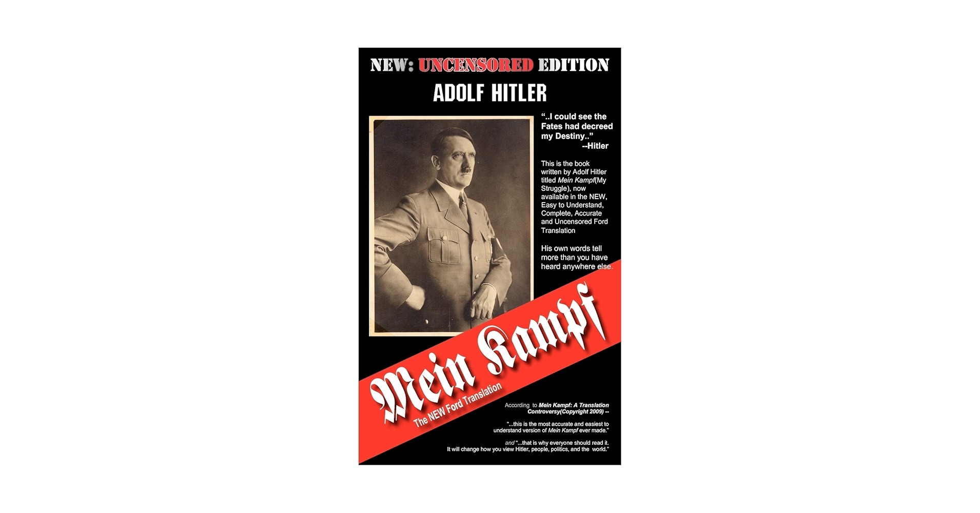 邦楽 MEIN KAMPF SPEEEDER!! / WARNING FOR YOU Mein Kampf: The New Ford Translation : Hitler, Adolf, Ford