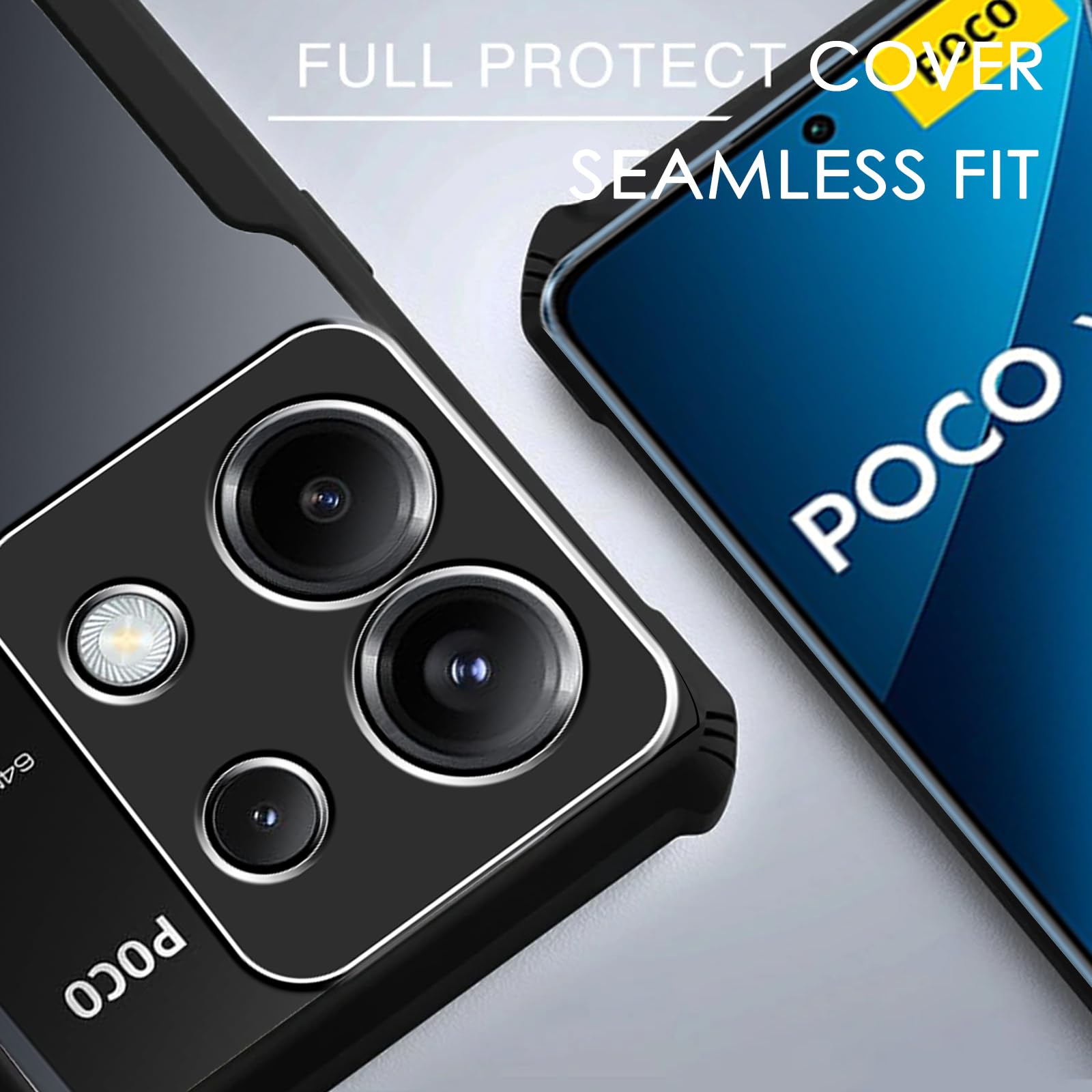 MEMELOKA Cover Per Xiaomi 13 Pro – Custodia Militare Con Supporto Pieghevole – TPU E PC Rigido – Nero - 2