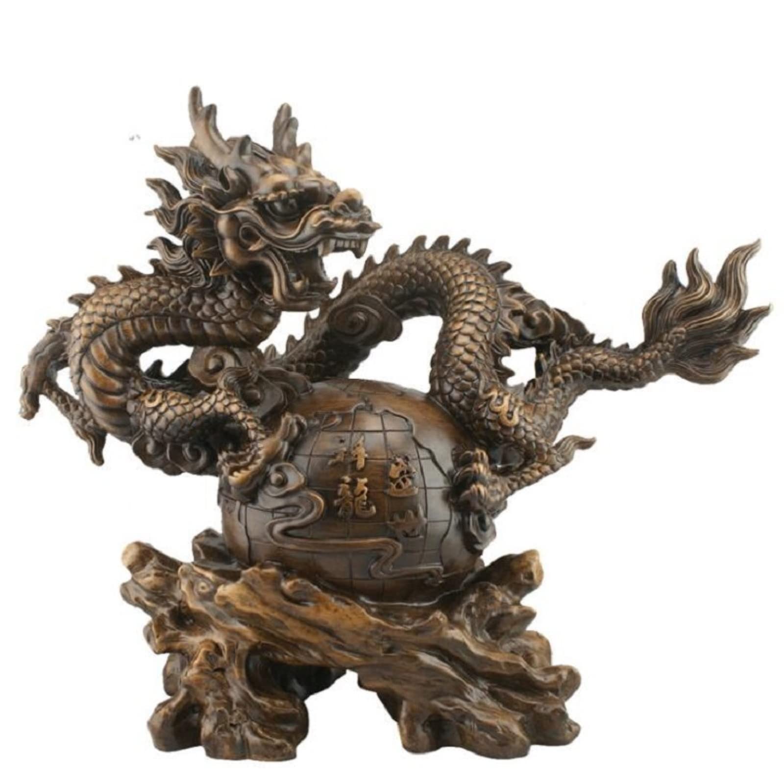Esculturas Dragón Estatua Escultura Adornos Artesanías Animal Totem Decoración