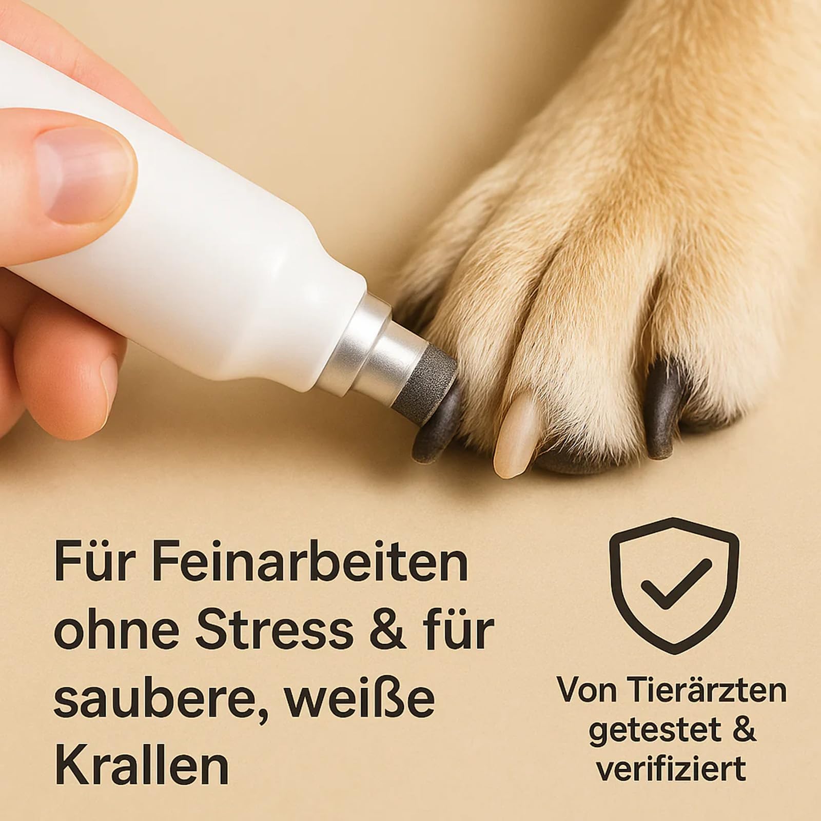 Pettrim 2-in-1- LED-Krallenschneider + Nagelschleifer, Nagelknipser Mit LED-Licht Für Hunde Katzen, Krallenschere Für Hunde Mit Licht Und Sicherheitsschutz, Für Angstfreies Und Sanftes (2PCS)
