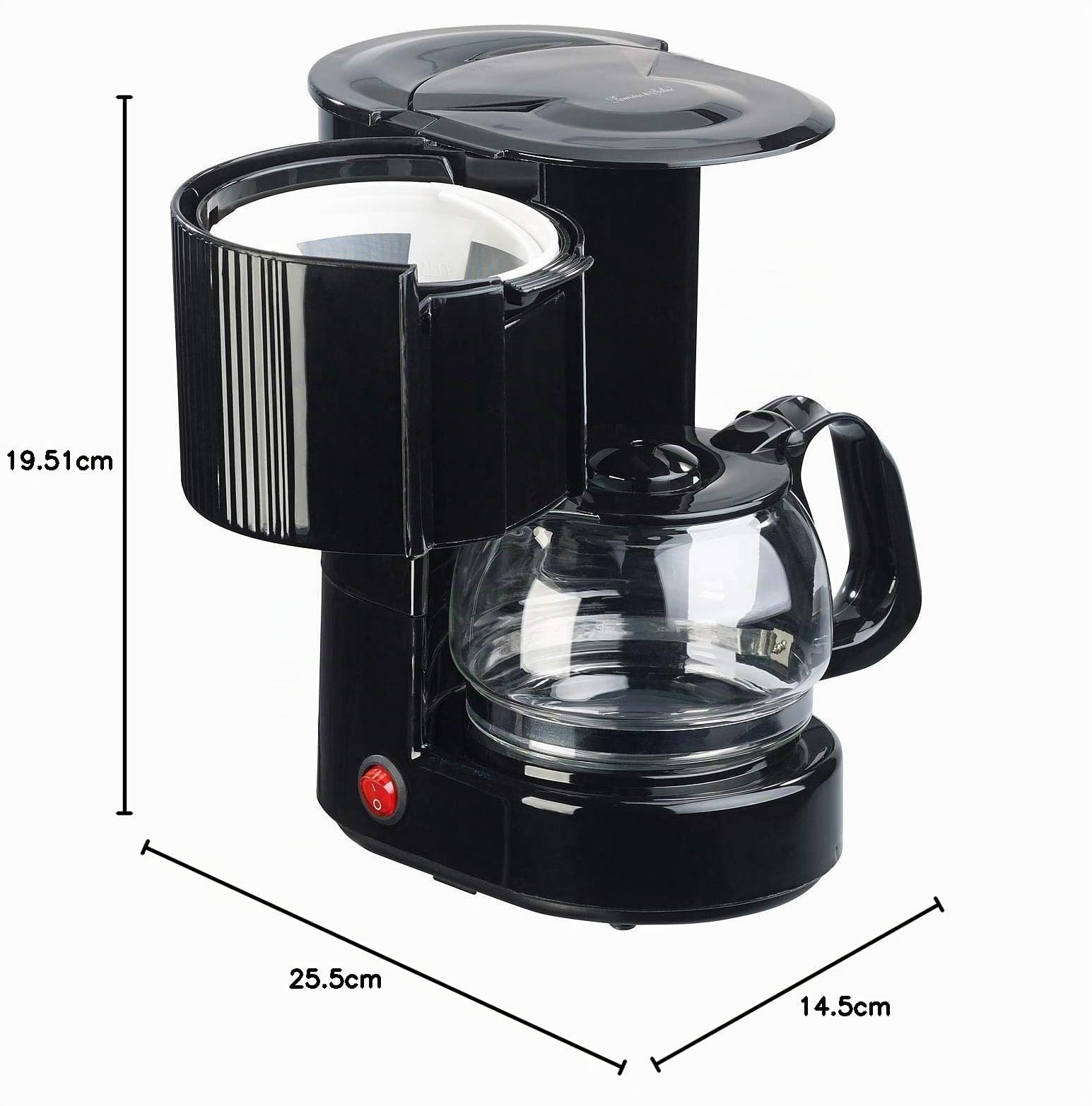Rosenstein & Söhne maquina de cafe 24 V: Máquina de café de filtro de camión, hasta 3 tazas, 650 ml, 24 voltios, 300 vatios (maquina de cafe camión, camión maquina de cafe 24 V)